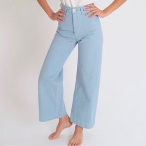 Jesse Kamm Sailor Pants in Piscine Light Blue size 4